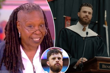 Whoopi Goldberg defends Harrison Butker after controversial graduation speech: ‘I’m standing up for him’