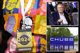 Warren Buffett and Chubb logo