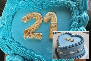 A woman's excitement for her 21st birthday turned into sheer disappointment when the birthday cake she received was a far cry from what was promised. 