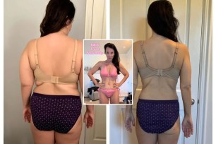 Jess Loren's before-and-after Ozempic butt