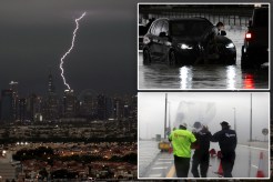 Storm dumps year and a half’s worth of rain in hours in UAE, flooding roads and Dubai’s airport